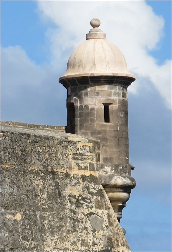 Garita at Castillo de San Cristobal