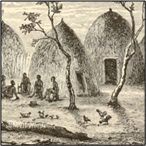 Scene in an African Village