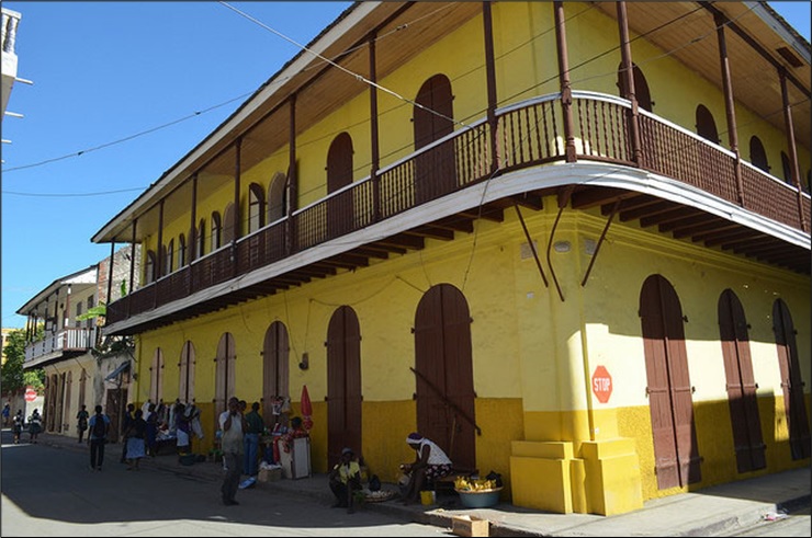 Colonial building in Jacmel