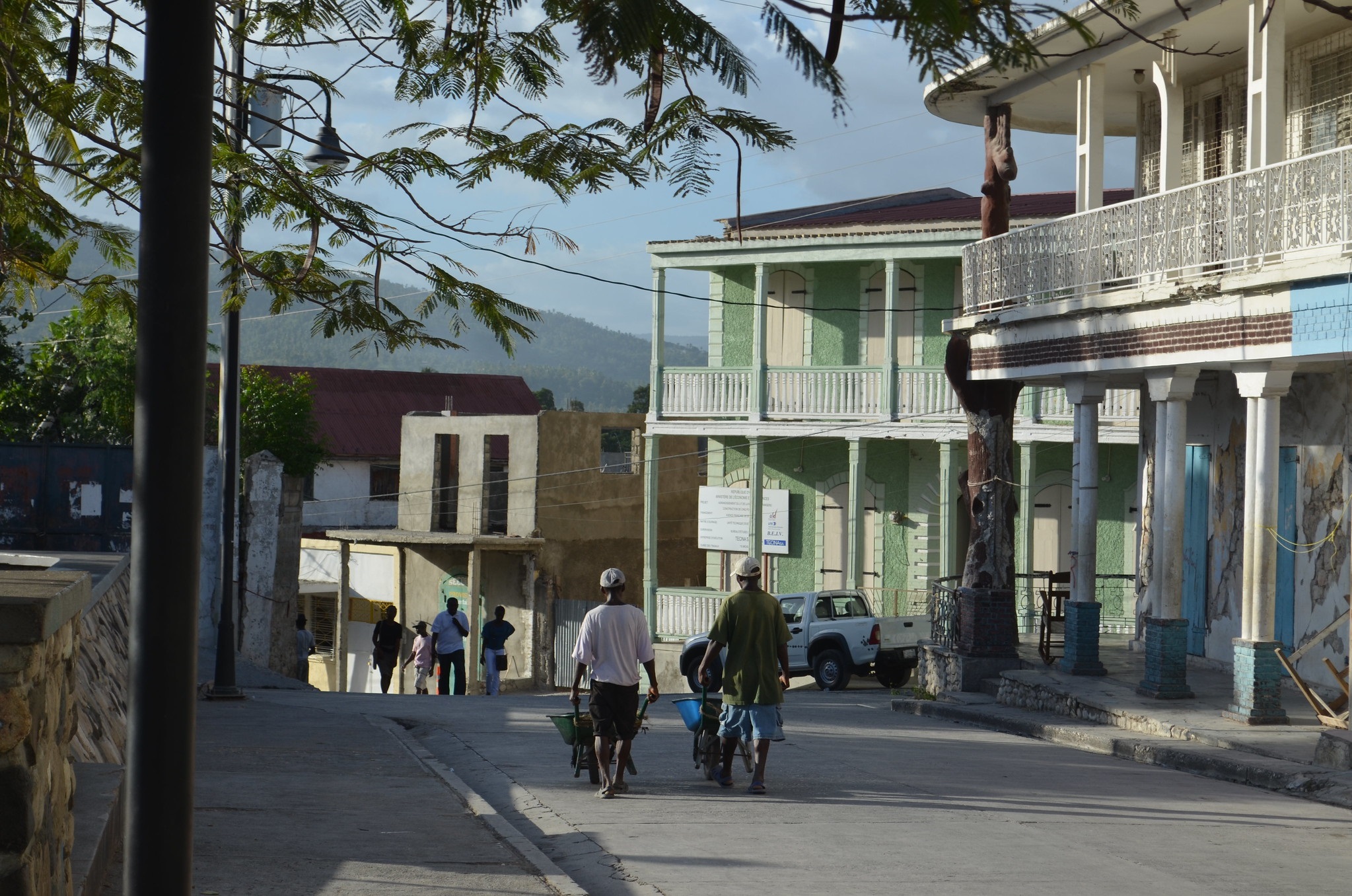 Jacmel's colonial buildings