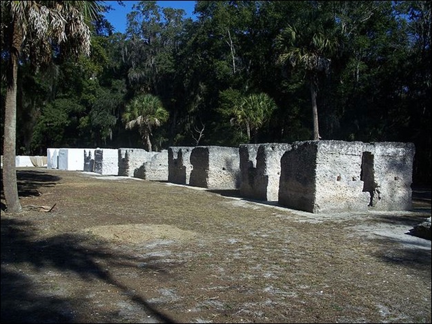 Kingsley Plantation slave buildings