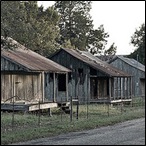 Slave cabins at Laurel Valley Plantation in Thibodaux, LA.