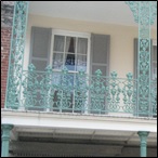 The Gallier House ironwork gallery