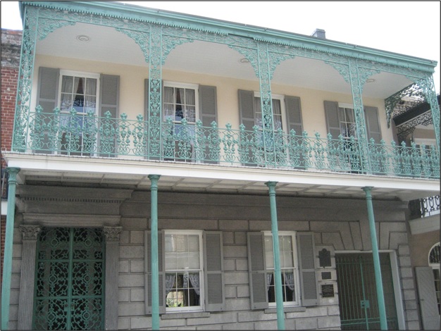 The Gallier House ironwork gallery