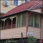 Houses in Roseau, Dominica