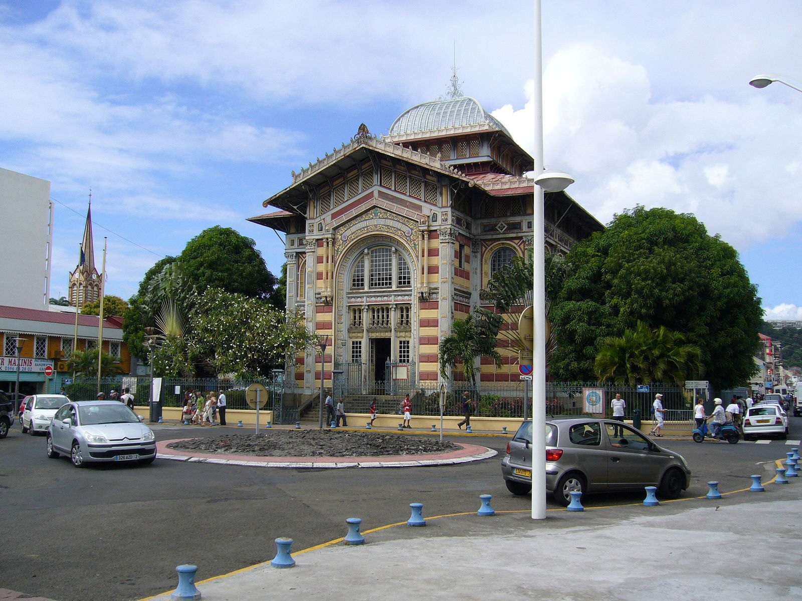 Schoelcher library in Fort-de-France, Martinique