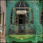 Art Nouveau building in Havana, Cuba