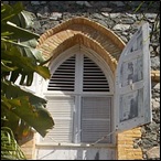 Window at Cathedral Church of All Saints (Episcopal) in Charlotte Amalie