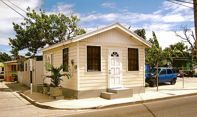 A typical Bajan chattel house